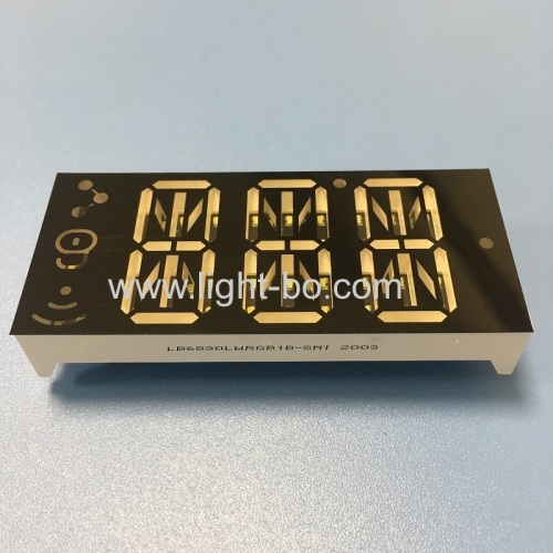 New Production Technology Customized Ultra bright whiteTriple Digit 14 Segment Alphanumeric LED Display