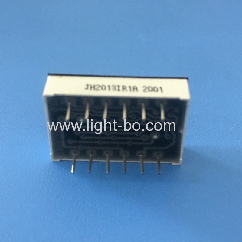 kundenspezifische kleine Größe 3-stellige rote 7-Segment-LED-Anzeige gemeinsame Anode für Temperaturanzeige