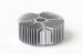 Aluminum extrued heat sink with anodized finish