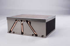 Nickel plated heat sink with heat pipe