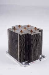 soldering aluminum heat sink with vapor chamber