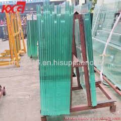 13.52mm 664 clear tempered PVB laminated safety glass produce by Kunxing building glass factory