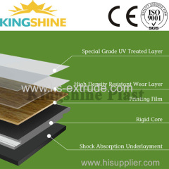 SPC vinyl flooring tile/plank extrusion machine
