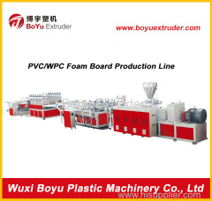 wpc foam board sheet extrusion line