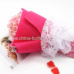 Embossed Non-woven Flower Wrapping