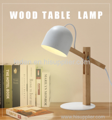 Nordic contemporary led desk lamp contracted originality wood table light europe type table lamp