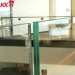 Commercial hotel and residential heat strengthened laminated glass for balustrades