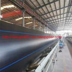 HDPE PIPE PE100 material PN10~PN16 pe pipe factory export