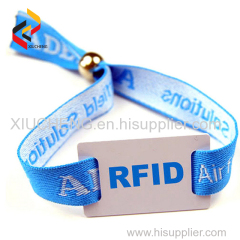 NFC213 Polyester fabric Wristbands