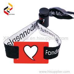 NFC213 Polyester fabric Wristbands