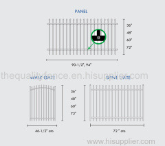 Mechanical Aluminum Mechanical Aluminum Fence