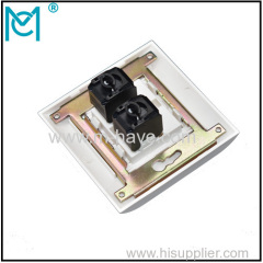 MC CAT 6A Class EA Network Outlet French wall plate 86*86