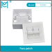 MC CAT 6A Class EA Network Outlet British wall plate 86*86