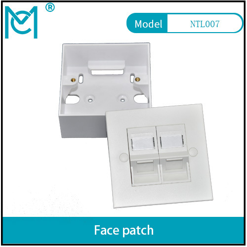 MC CAT 6A Class EA Network Outlet British wall plate 86*86