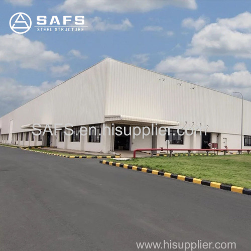 Metal Roof Space Frame Warehouse Steel Arch Building