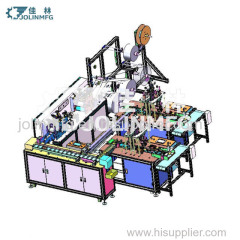 Automatic 3 ply mask making machine with earloop
