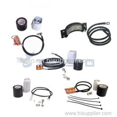 grounding kit Feeder cable grounding kit click on grounding kit Universal Grounding earthing kit