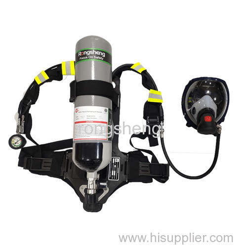 Self-contained compressed air operated breathing apparatus