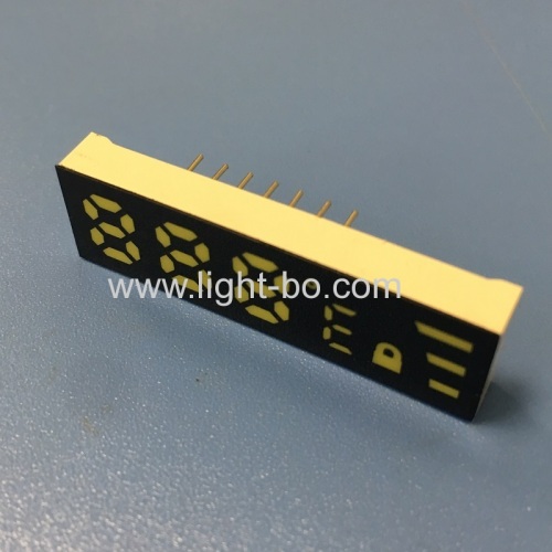 Ultra white customized 7 Segment LED Dispaly Common Anode for temperature indicator