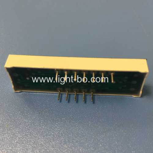 Ultra white customized 7 Segment LED Dispaly Common Anode for temperature indicator