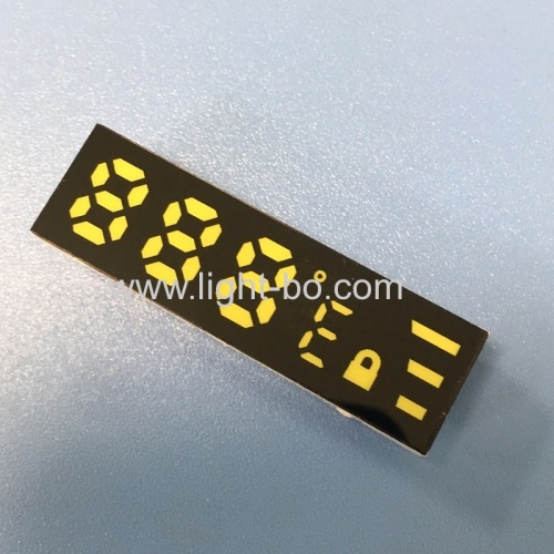 Ultra white customized 7 Segment LED Dispaly Common Anode for temperature indicator