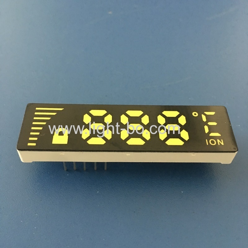 Ultra thin customized ultra white 7 Segment LED Display Common Anode for temperature controller