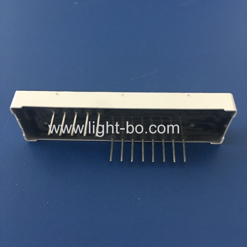 Ultra white customized 7 Segment LED Dispaly Common Anode for temperature indicator