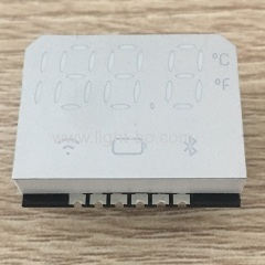 Hot Sales Ultra thin White color SMD 7 Segment LED Display for Forehead thermometer