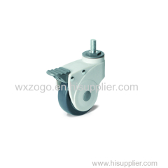 full plastic single piece casters for instrument