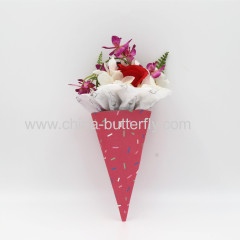 Ice-cream Paper Cone Flower Packing