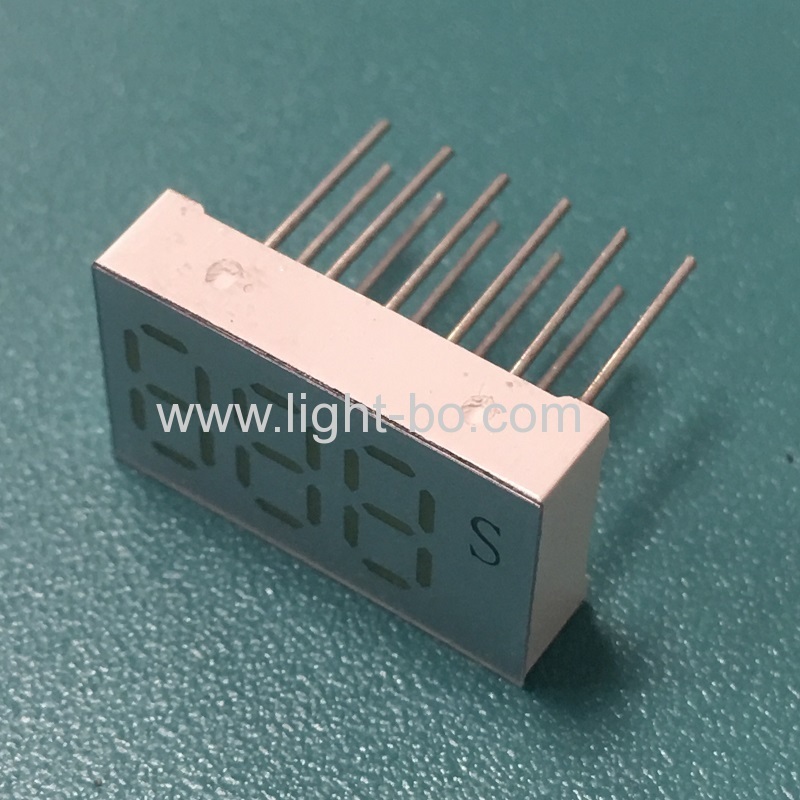 Gösterge paneli için ultra beyaz özel küçük boy 0.25 inç 3 haneli 7 segment led ekran