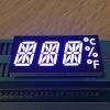 Ultra white Custom 3 Digit Alphanumeric LED Display common cathode for Temperature Controller