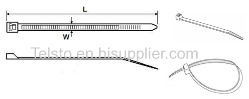 Plastic cable tie Cable Tie Nylon cable accessories self-locking