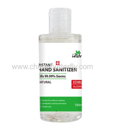 Hand Sanitizer With Transparent Cap 100ml 75% ethanol V/V