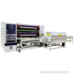 Semi automatic super clear bopp packing tape slitter rewinder machine