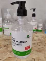 Hand Sanitizer With Black Pump 300ml 75% ethanol V/V