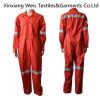 Oil Field 100 Fr Cotton Coveralls With Reflective Tape Flame Retardant