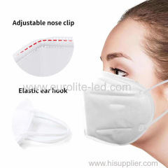 Disposable Nonwoven KN95 Folding Half Face Mask for Self Use