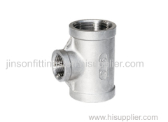 REDUCER TEE Stainless Steel Tee factory Threaded Fittings