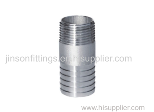 THREADED HOSE NIPPLE Stainless Steel Hose Nipple Thread Fittings for sale