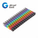High Quality Colorful strips number and letter cable marker