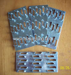 Gang nail plate Galvanized truss connector plate/gang plate Truss plate-nail teeth- plates 8x8 for sale roof truss nail