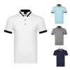 Summer mens stripe polo shirt