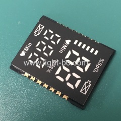 ultra thin customized SMD LED Display Ultra bright blue for Finger Pulse Oximeters