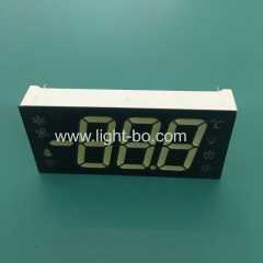 Customized ultra white 3 Digit 7 segment LED Display common cathode for Refrigerator Controller