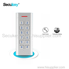 Secukey -40°C Low Working Temperature Metal Keypad Access Control