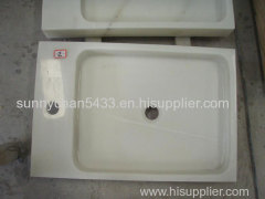 White Jade Marble Bathroom Washbasin