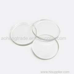 Borosilicate round gauge glass quartz glass plate