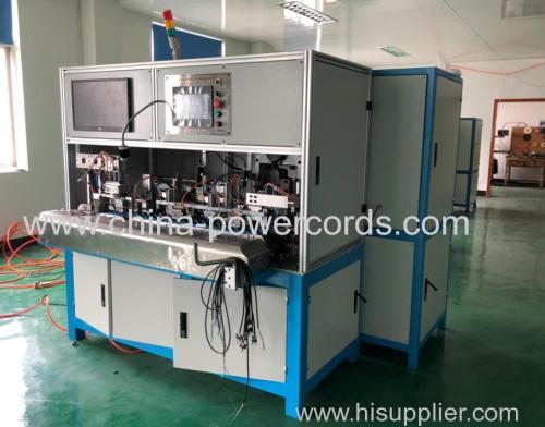 Full automatic Schuko plug inserts crimping machine