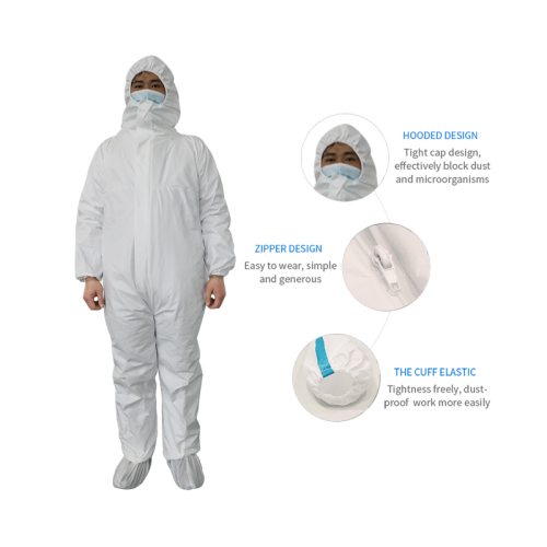 Zipper Design Protective Clothing